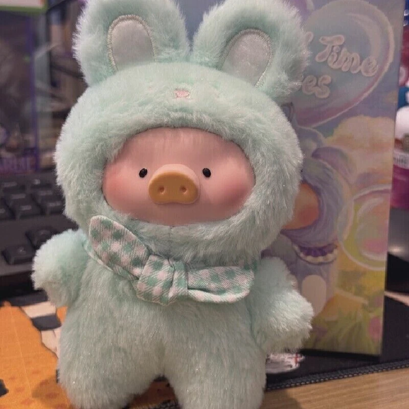 

New Lulu Pig Retro Teddy Series Blind Box 2nd Generation Happy Time Canned Pig Vinyl Plush Doll Home Decoration Bag Charm Gift