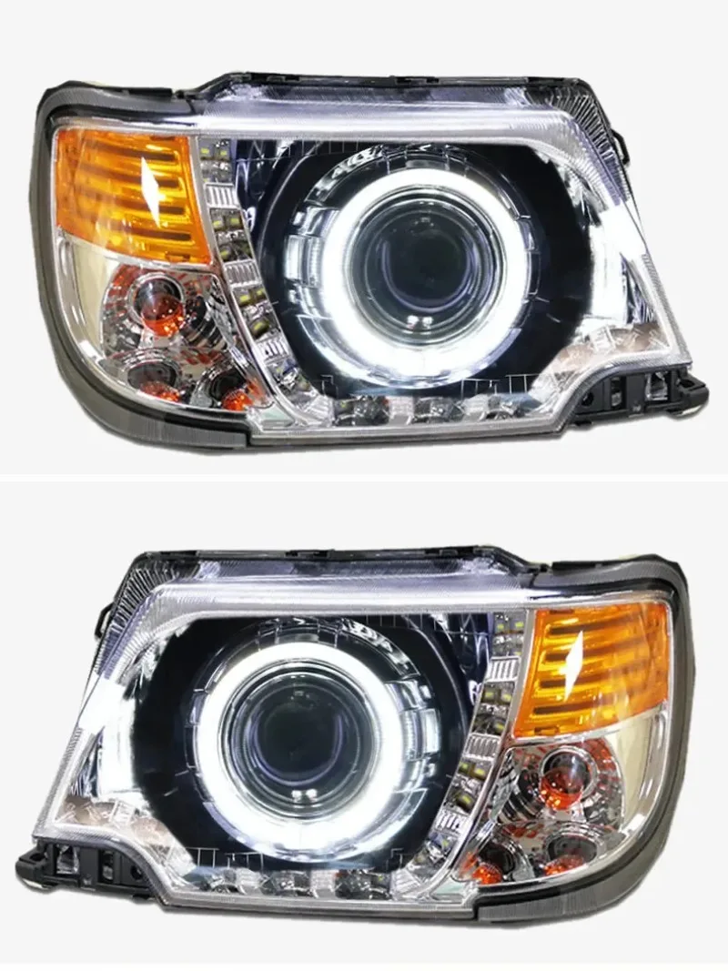 LED Headlight for Nissan NP300 P27 P31 D22 D23 headlamp DRL Daytime Running Light Turn signal with Projector lens