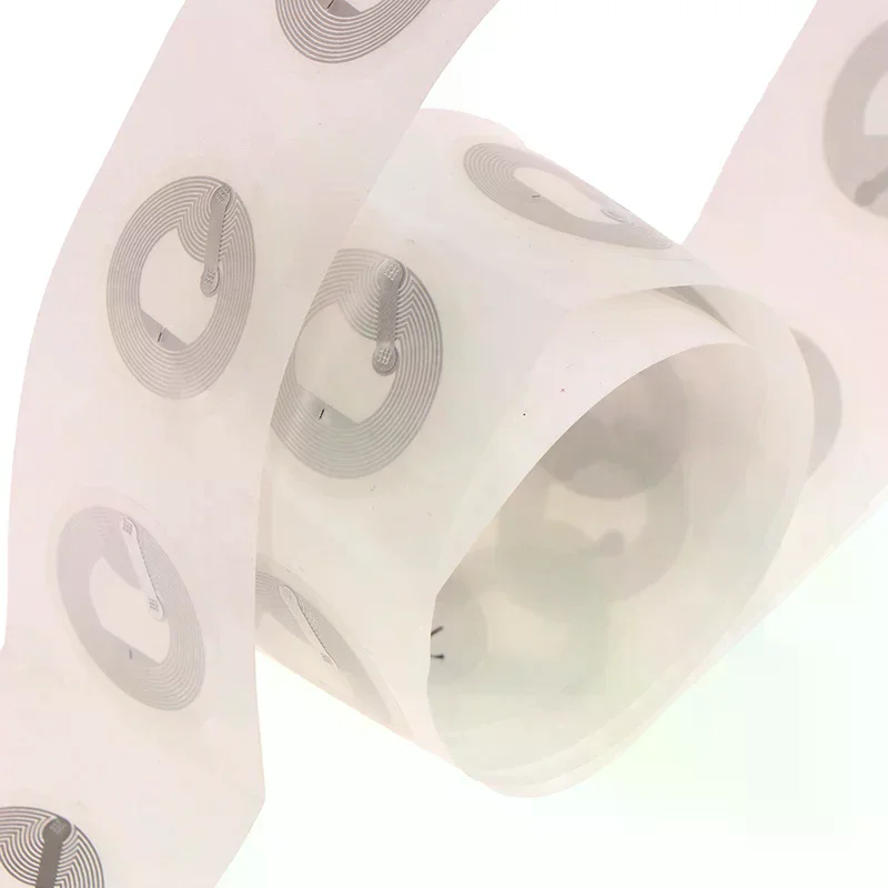 

10 шт. прозрачных NFC-меток NTAG 213, наклейки, протокол ISO14443A, 13,56 МГц, универсальные RFID-метки NTAG 213 для всех телефонов с NFC