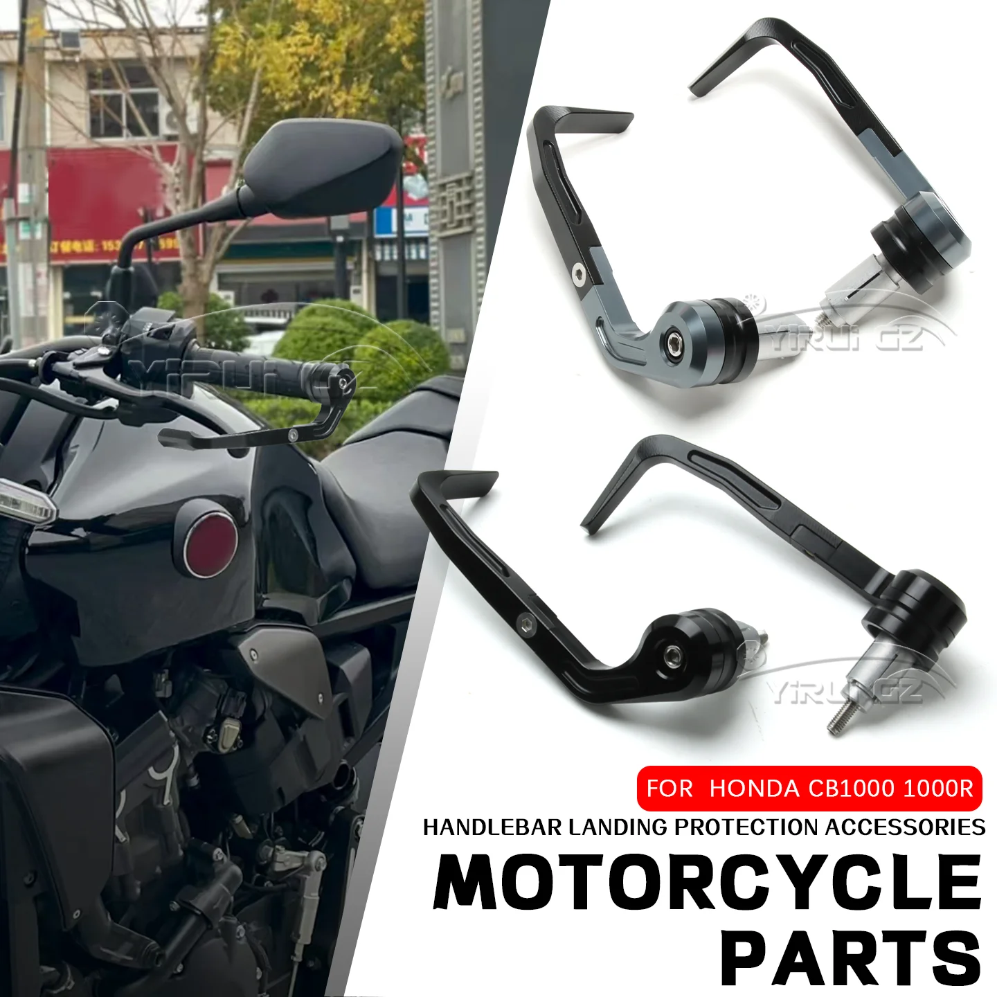 

Brake Lever Guard CNC Aluminium Universal 7/8 " NEW Handlebar Protectors Universal For HONDA CB1000 CB1000R CB1000 C B1000R 1000