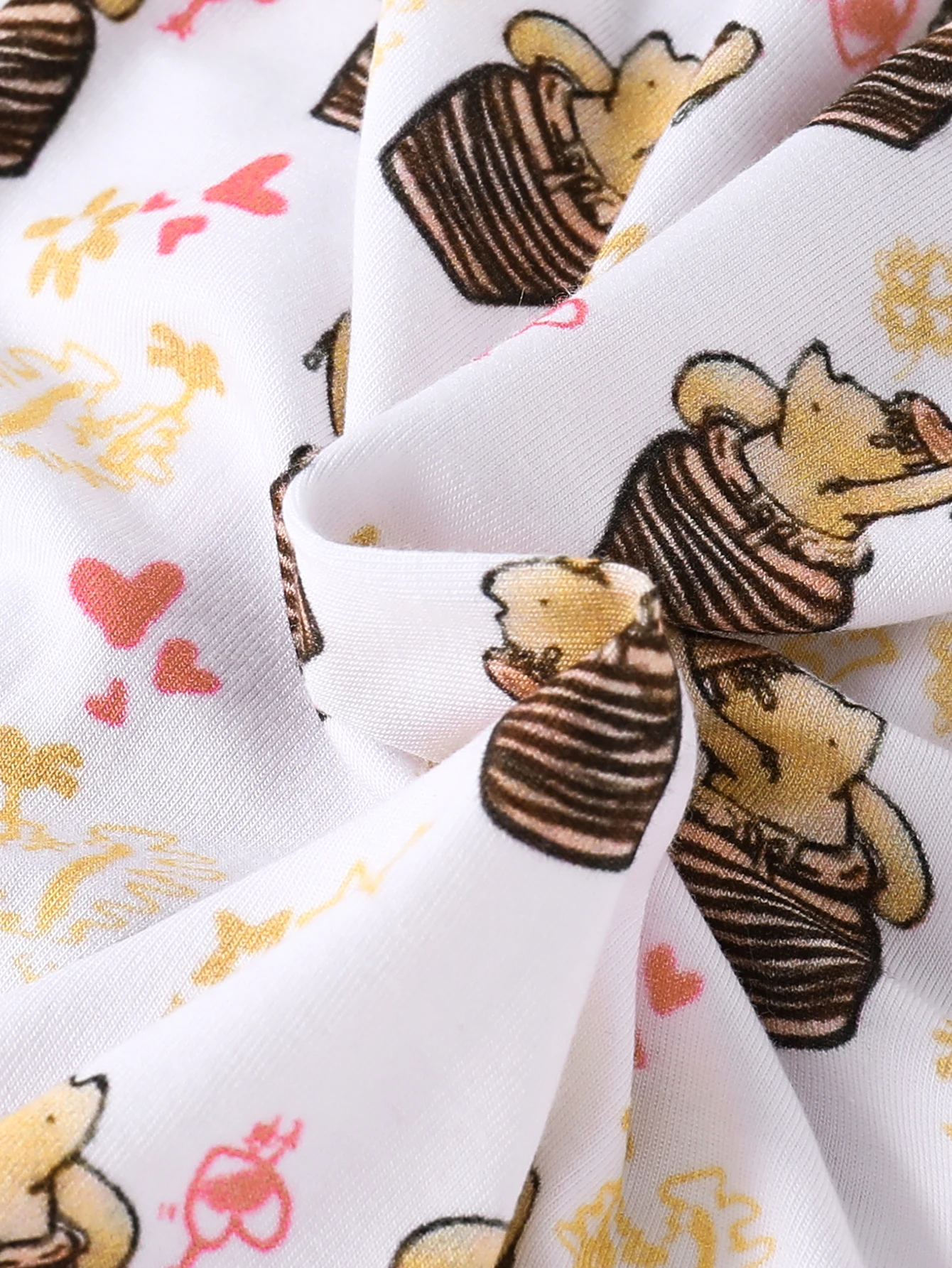 Baby bamboo fiber thin soft breathable fabric Bear bee print new casual baby reversible foot cover zipper clothing