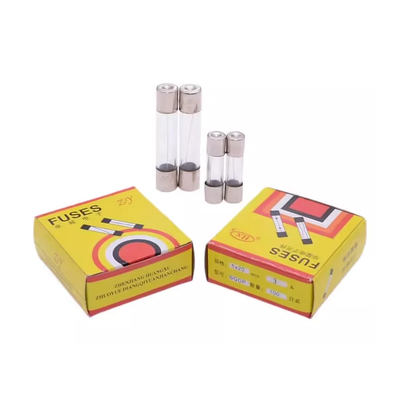 10PCS 5x20 Fuse Tube Glass Fuse Fuse 250V 0.1A 0.5A 1A 1.5A 2A 3A 3.15A 4A 5A 6A 6.3A 7A 10A 15A 20A 25A 30A 5X20 Glass Fuse