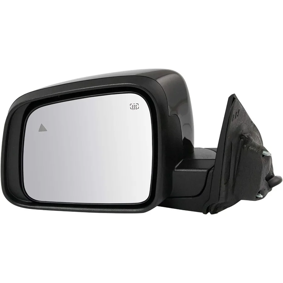 Spion Sisi Pengemudi Elektrik Berpemanas dengan Memori dan Blind Spot, Cat Sesuai Warna, Kompatibel dengan Dodge Durango 2012-2022 CH1320419