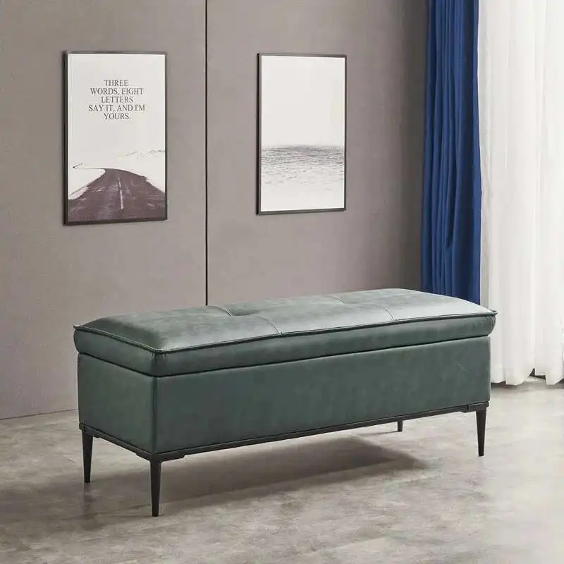 

Light Luxury Shoe Changing Stools Clothing Store Bench Living Room Storage Ottoman Bedroom Bed End Stool Creative Sofa Stool