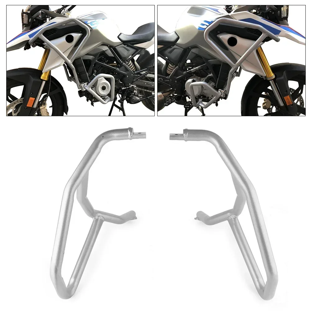 Motorbike Bumper Upper Crash Bar Extensions Engine Guard For BMW G310R 2018/ G310GS 2017-2019 2020 2021 2022