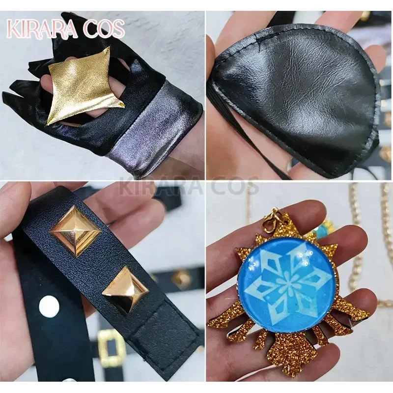 Hochwertige Kaeya Cosplay Kostüme Perücke Full Set Spiel Auswirkungen Kaeya Cosplay Kostüme für Männer Karneval Outfits