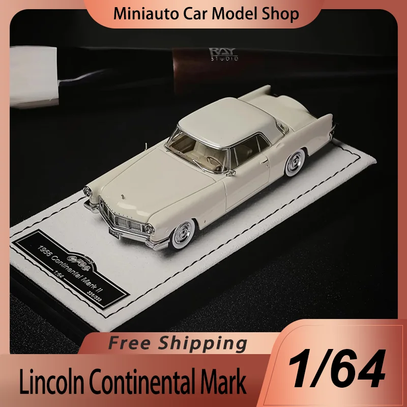 

New In Stock Gfcc 1:64 Lincoln Continental Mark II Alloy Miniature Diecast Model Lincoln Suv Car Model Toys Kids Ornament Gift