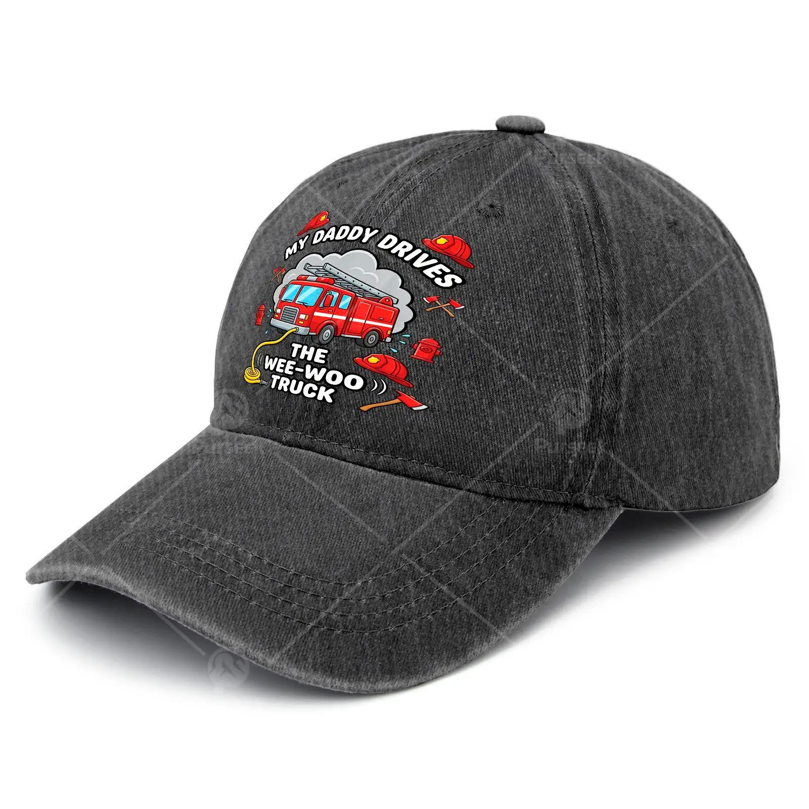 My Daddy Drives The Wee-Woo Truck Cute Fathers Day Baseball Hat Unisex Stylish