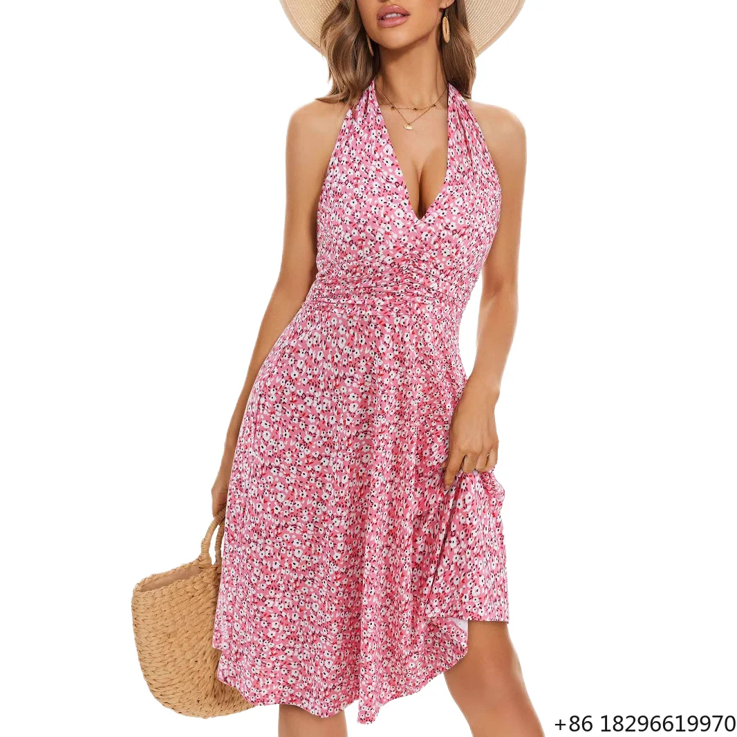 retro-loose-ruffled-seaside-casual-vacation-daily-dress