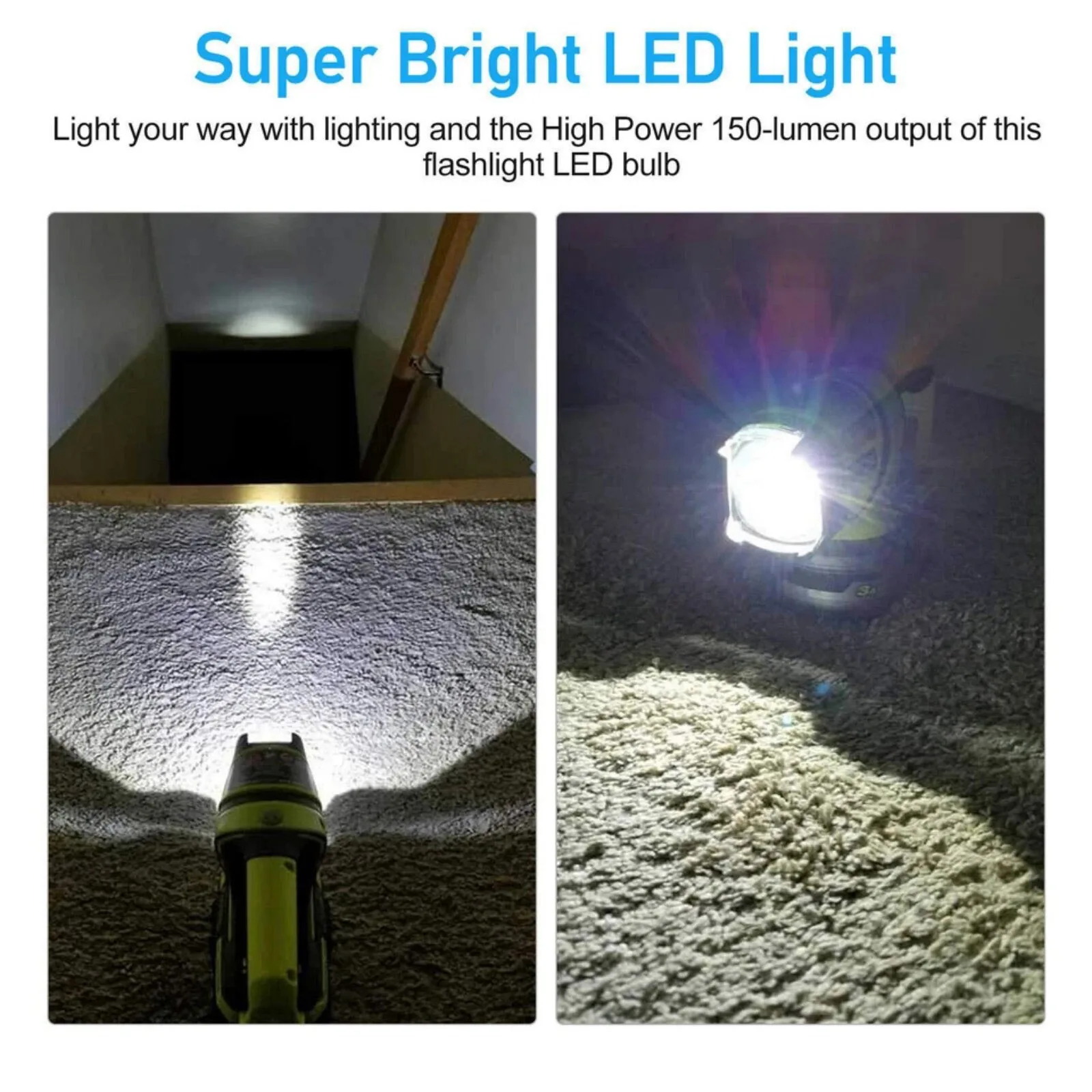 LED Flashlight Bulb P13.5S 6-24V Replacement for Maglite Ryobi 18V Torch Headlight Work Light 200LM 6000K White 2PCS view 6