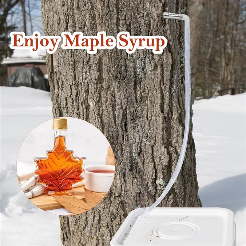 AT63-New 304 Stainless Steel Maple Faucet Tip Maple Syrup Tapping Kit Maple Syrup Synthetic Filter Trunk Faucet
