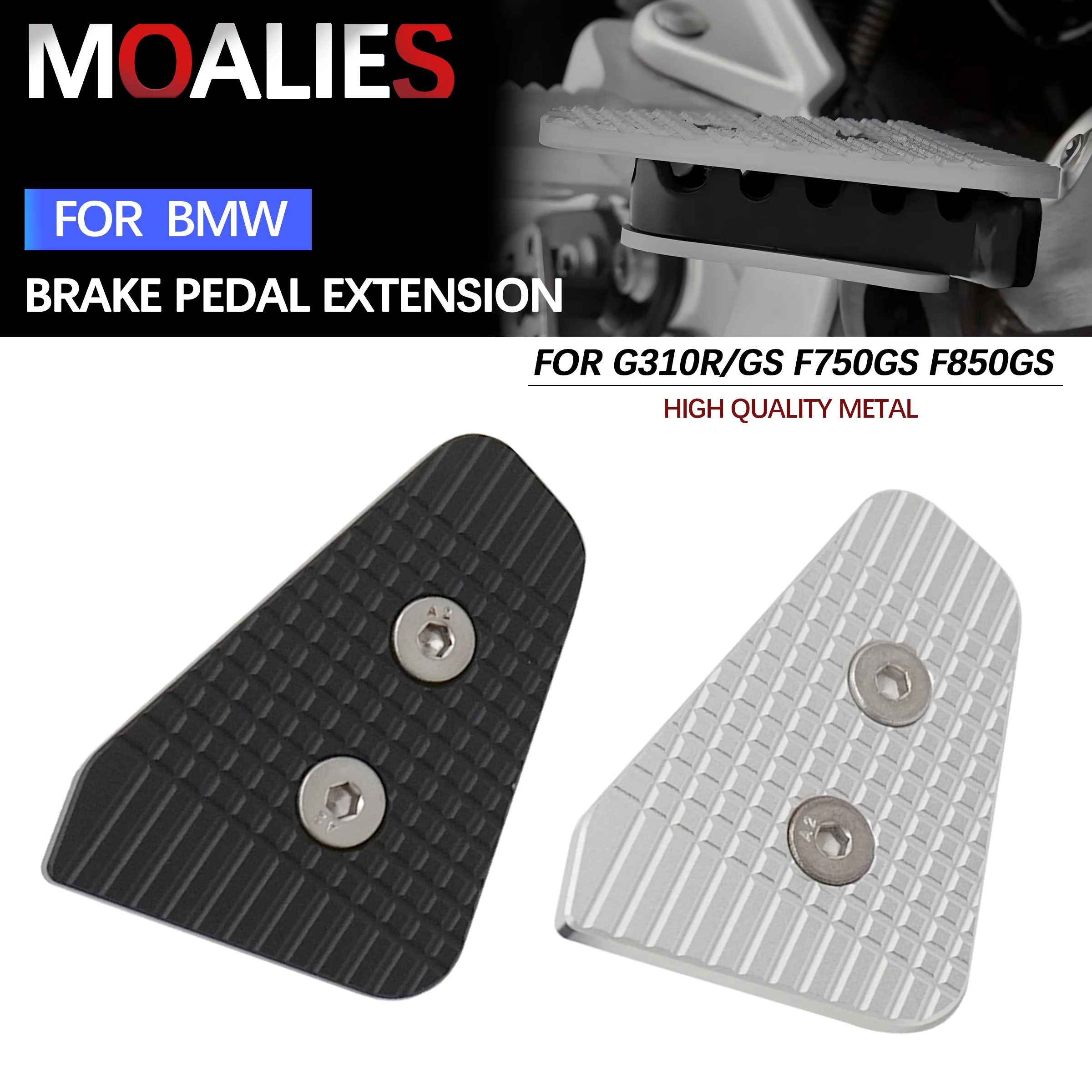 

For BMW G310GS G310R F750 GS F 850GS F 750 GS F850 GS G310 Motorcycle Rear Brake Lever Pedal Extender Foot Enlarge Extension