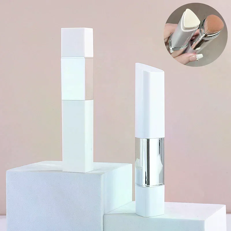 Picture 4: 2IN1 Foundation Stick Empty Ointment Tube Brightens Concealer Stick Repeatable Filling Container Cosmetics Travel Makeup Tool