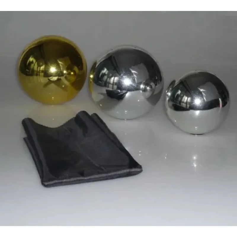 

Zombie Ball With Foulard Large Size (Dia.15cm Gold/Silver Color Avaiable) Floating Magic Tricks Gimmick Stage Illusion Mentalism