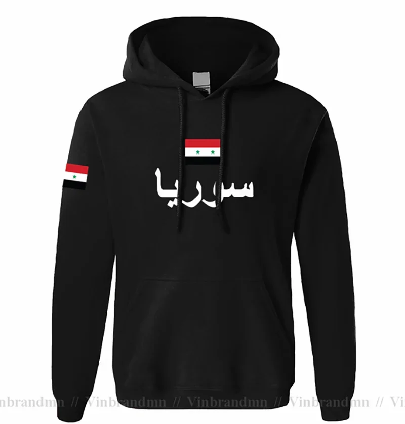 

Syrian Arab Republic Syria hoodies men sweatshirt sweat new hip hop streetwear tracksuit nation footballer sporting SYR Arabic