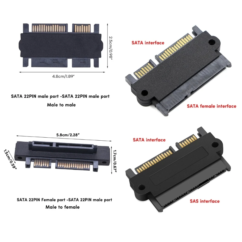 H37E Versatile SFF 8482SAS to 22PIN Adapter Card for Enhanced Compatibility