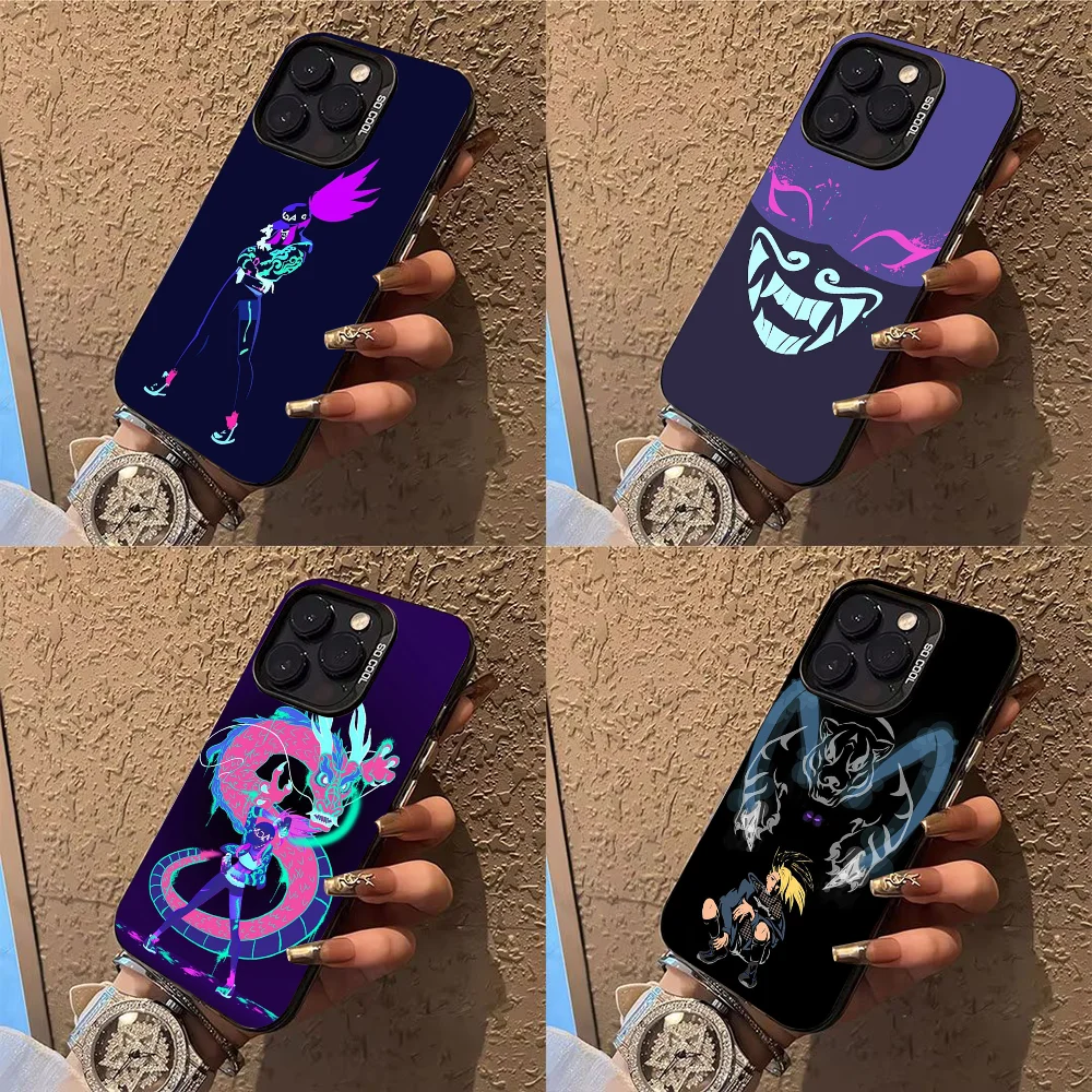 

lol KDA Akali Phone Case Phone Case For iPhone 14 16 15 11 12 13 Pro Max Mini Plus Shockproof Cover
