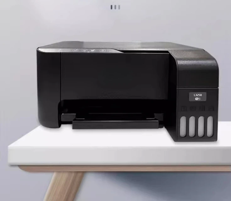 

L3258 Струйный принтер, 4 цвета, A4, сублимационная цифровая печать, маркетинг, беспроводная пластина с горячим ключом, бумажные чернила