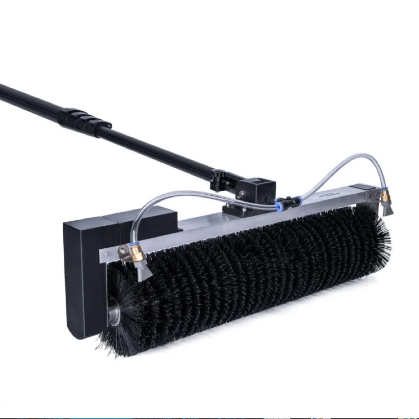 7.5 Meter Solar Panel Cleaning Brush With Extendable Pole High Quality Photovoltaic Systems Solar Panel Cleaning Brush