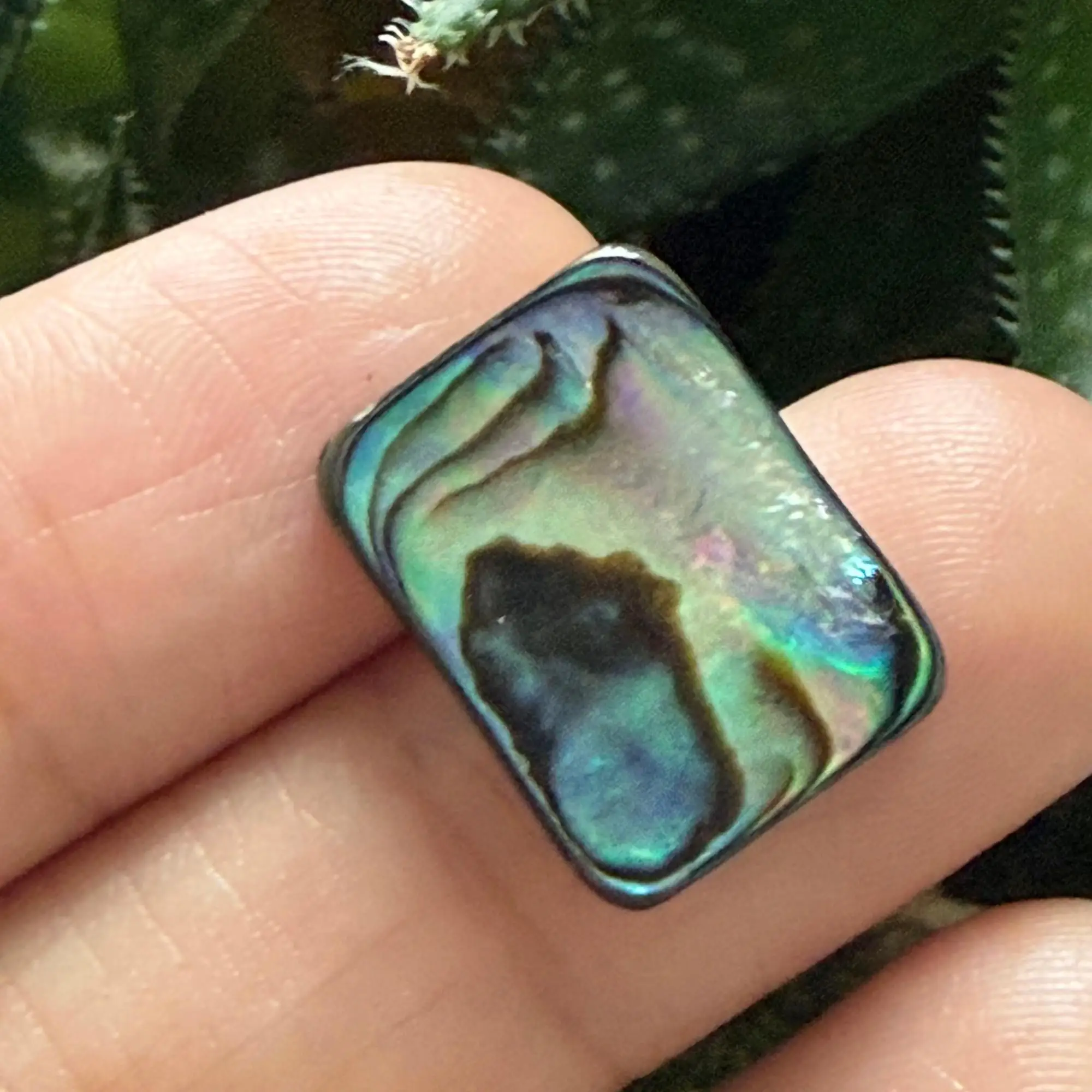 10pcs Colorful abalone shell cubes,Flashy Stone,0.6 in DIY Earring Pendant Craft Supply
