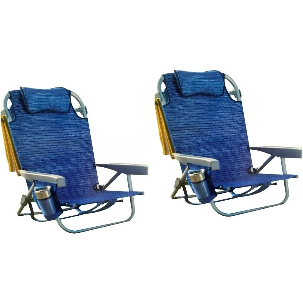 Backpack Beach Chair (Sailfish and Palms), Aluminum