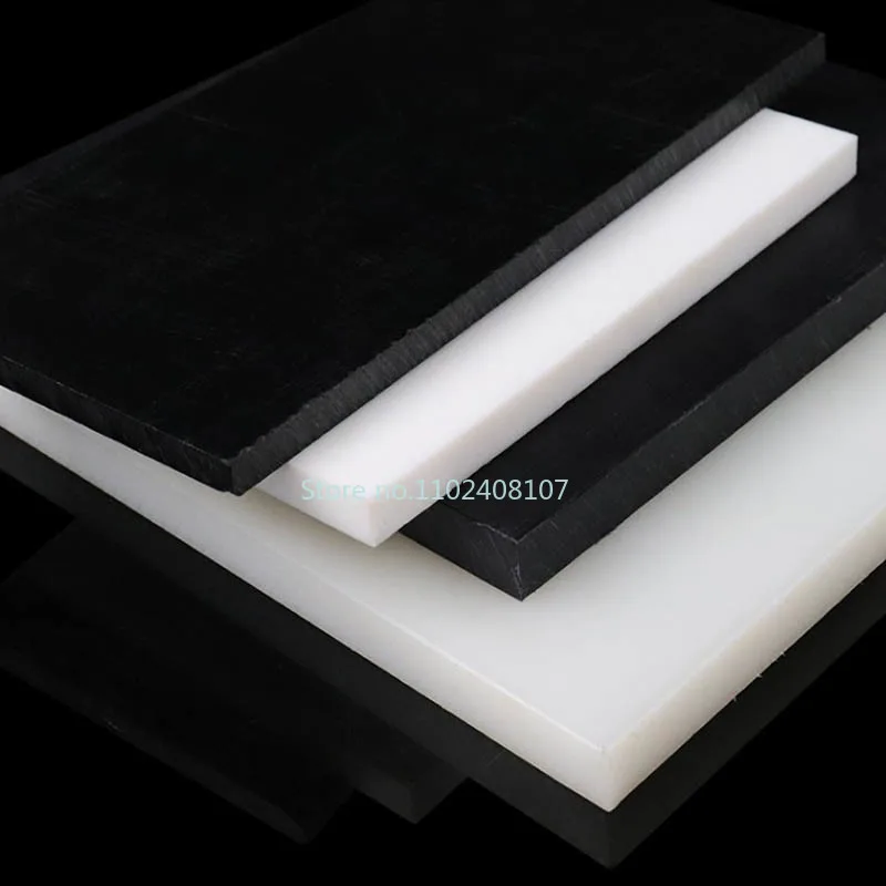 Wit Zwart POM Vel Board Hard Plastic Polyoxymethyleen Plaat Antistatische Plaat Dik 2/3/4/5/6/8/10/12/15/20/30mm