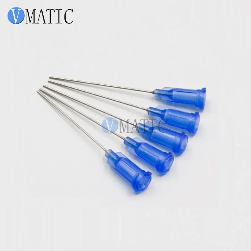 Free Shipping 100Pcs 1.5 Inch 22G Dispensing Robot Glue Needle Tip 1-1/2 Inch