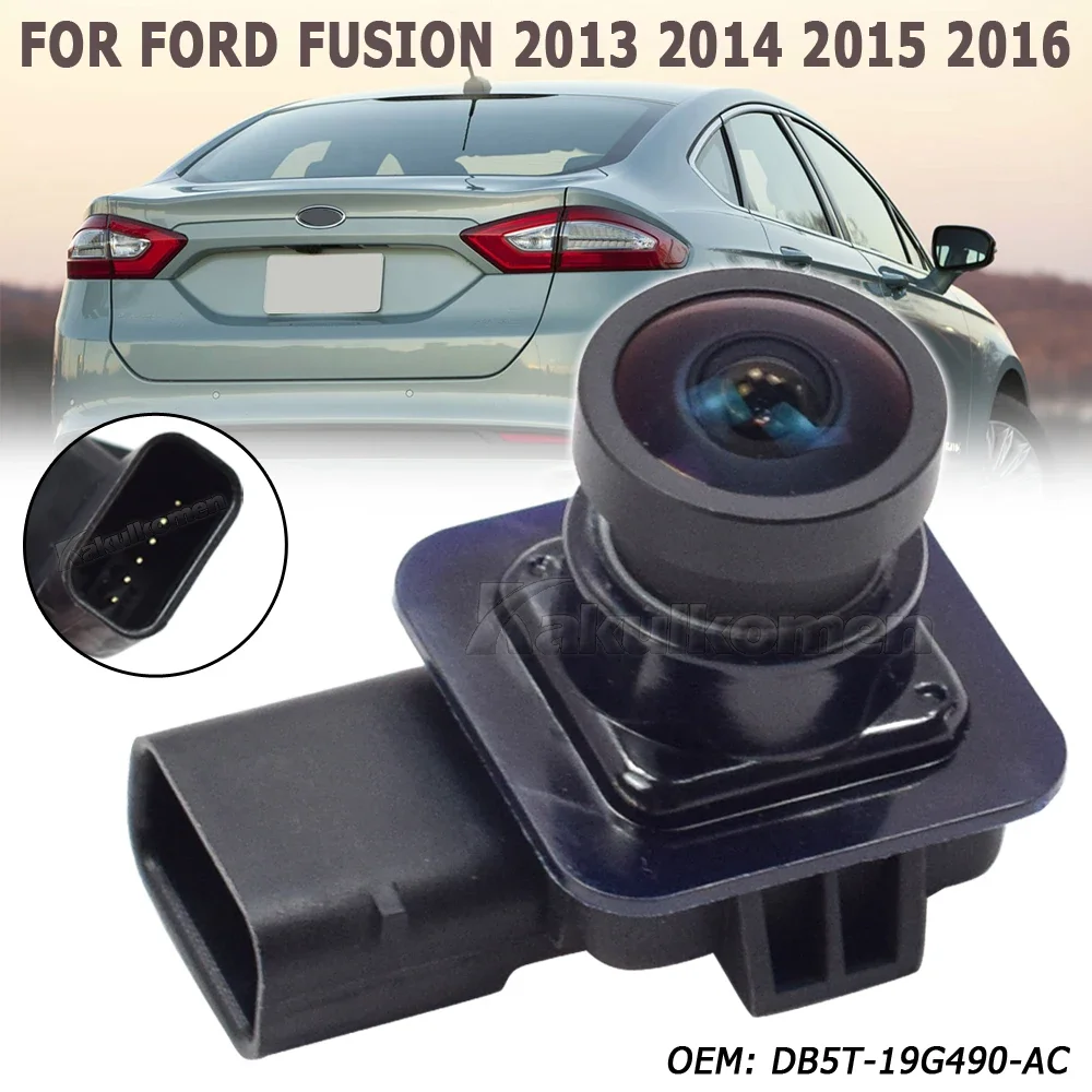 DB5T-19G490-AC para aparcamiento de coche, cámara de marcha atrás, asistencia de estacionamiento, vista trasera, para Ford Fusion 2013, 2014, 2015, 2016, DB5T19G490AC