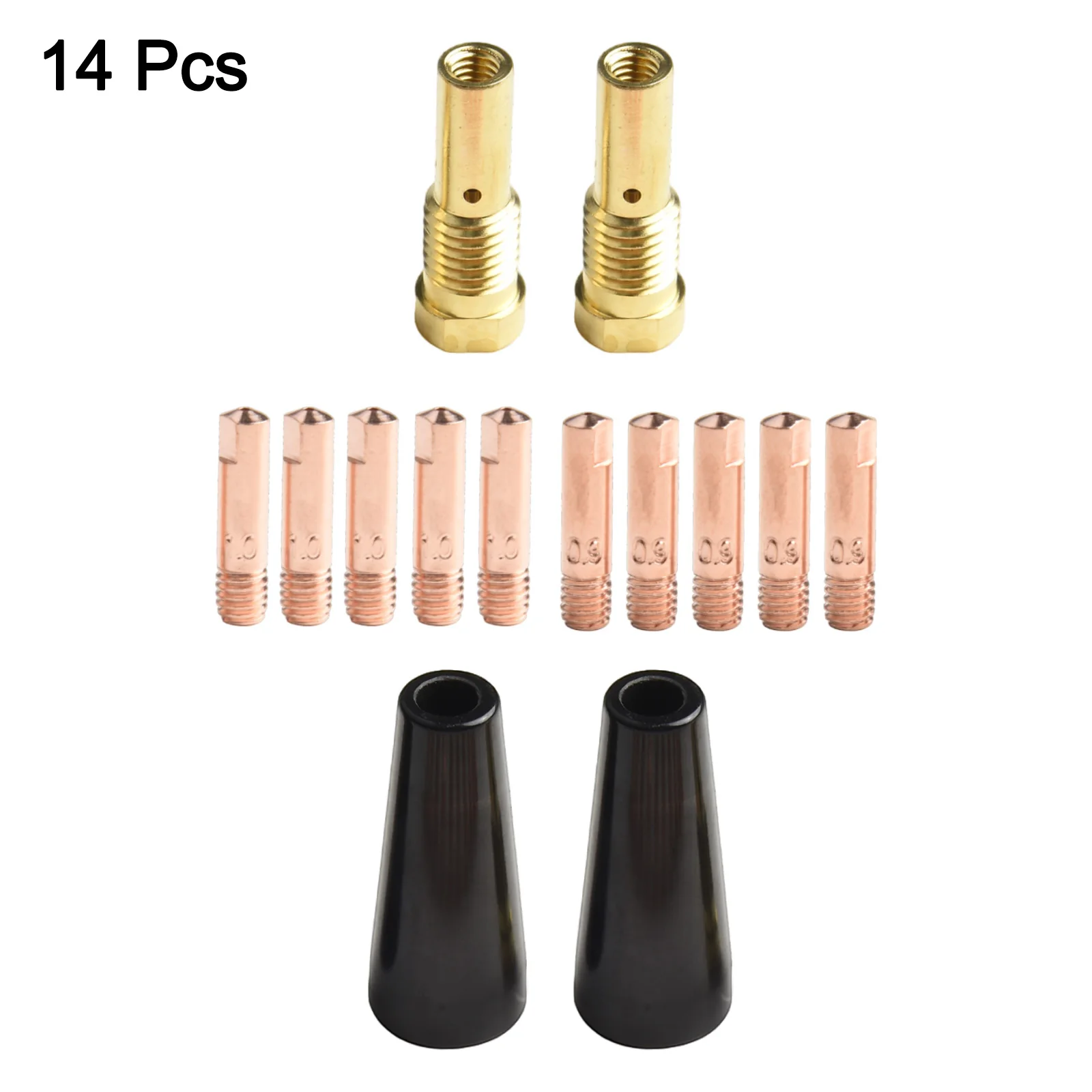 

Copper Contact Tips Contact Tips Superior Electrical Conductivity Wide Compatibility Contact Tips For Mig Torch Tools Black