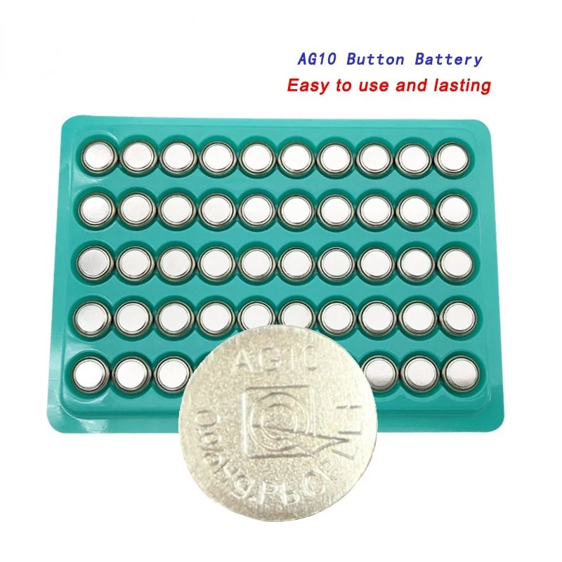 

50/150/200pcs AG10 Lr1130 1130 1.5v Alkaline Sr1130 389A Lr54 L1131 Button Battery MP3 Players Toys Watch Calculator Batteries