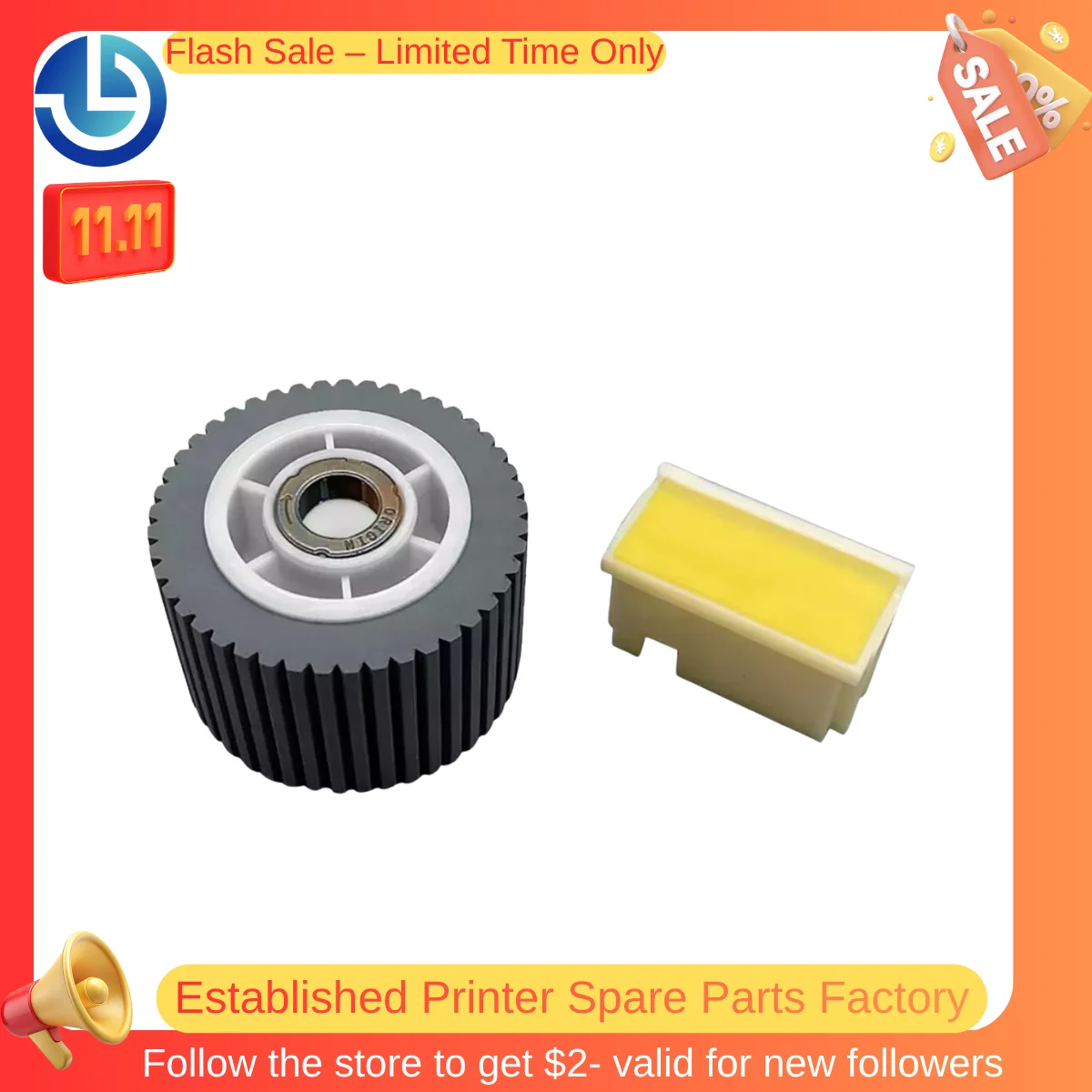 

The Pickup Roller is Suitable for Kistler CP 5410C 6123 6200C 6300C 6301C