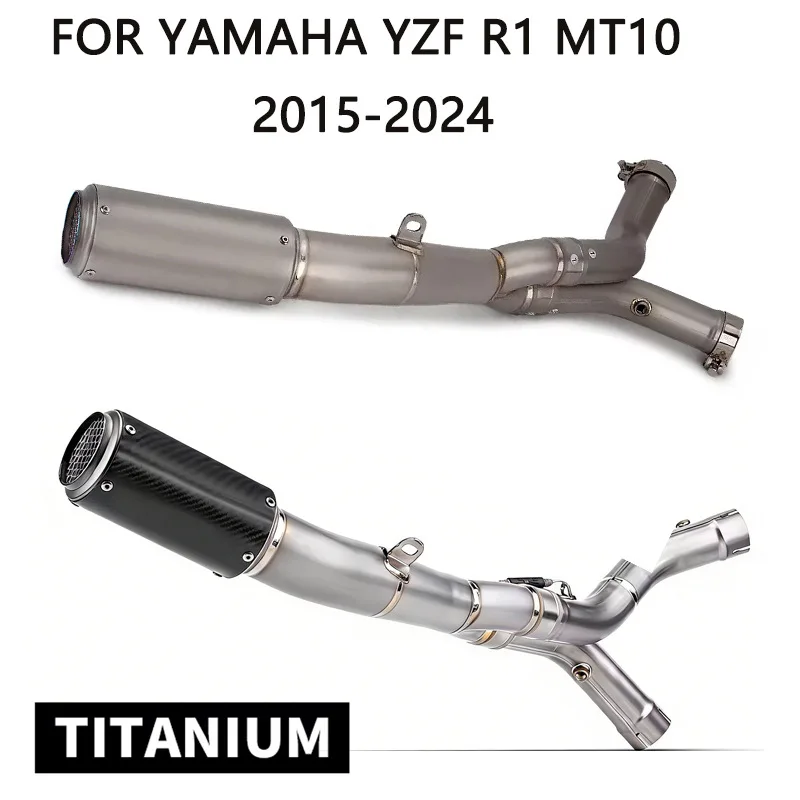 

Titanium Alloy Exhaust Tail Section Motorcycle For YZF R1 Titanium Alloy Exhaust Pipe Modified For MT10 R1M Special Exhaust Pipe
