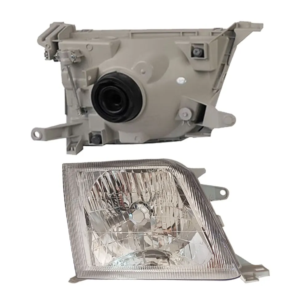 A pair Car Headlights Land Cruiser Prado FJ90 1997 -2000 Car Crystal Headlights For Toyota