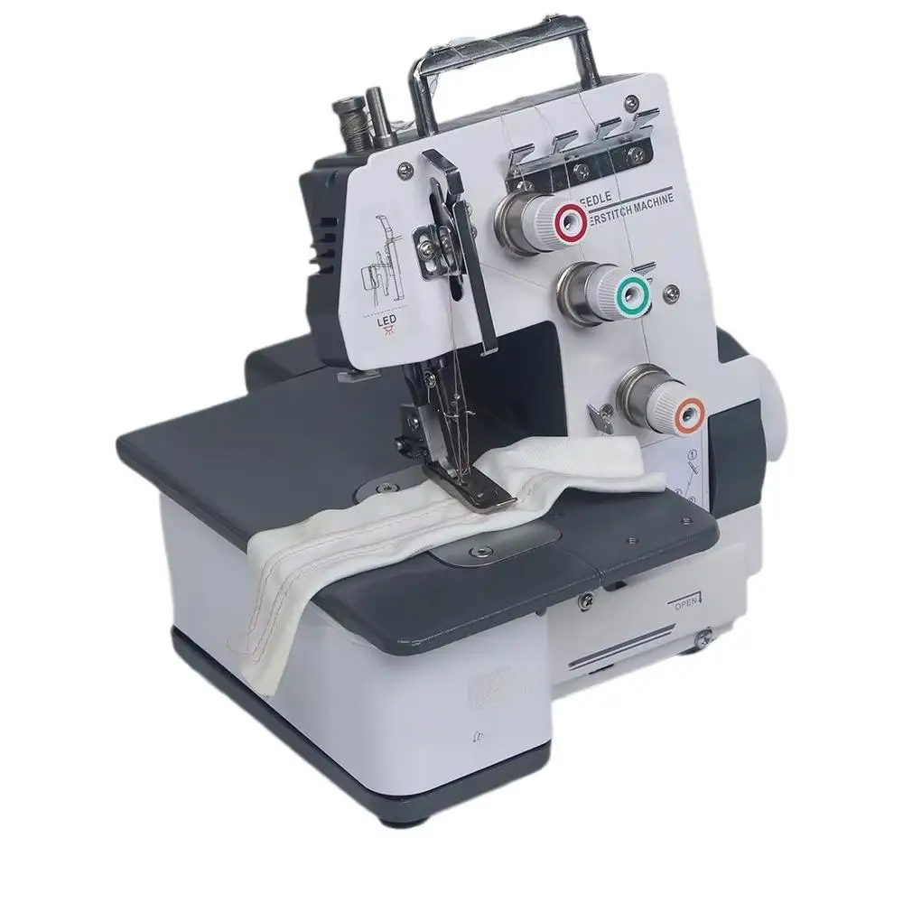 New Household Industrial Sewing Machine with Motor Single Needle Overlock Stitch and Walking Foot