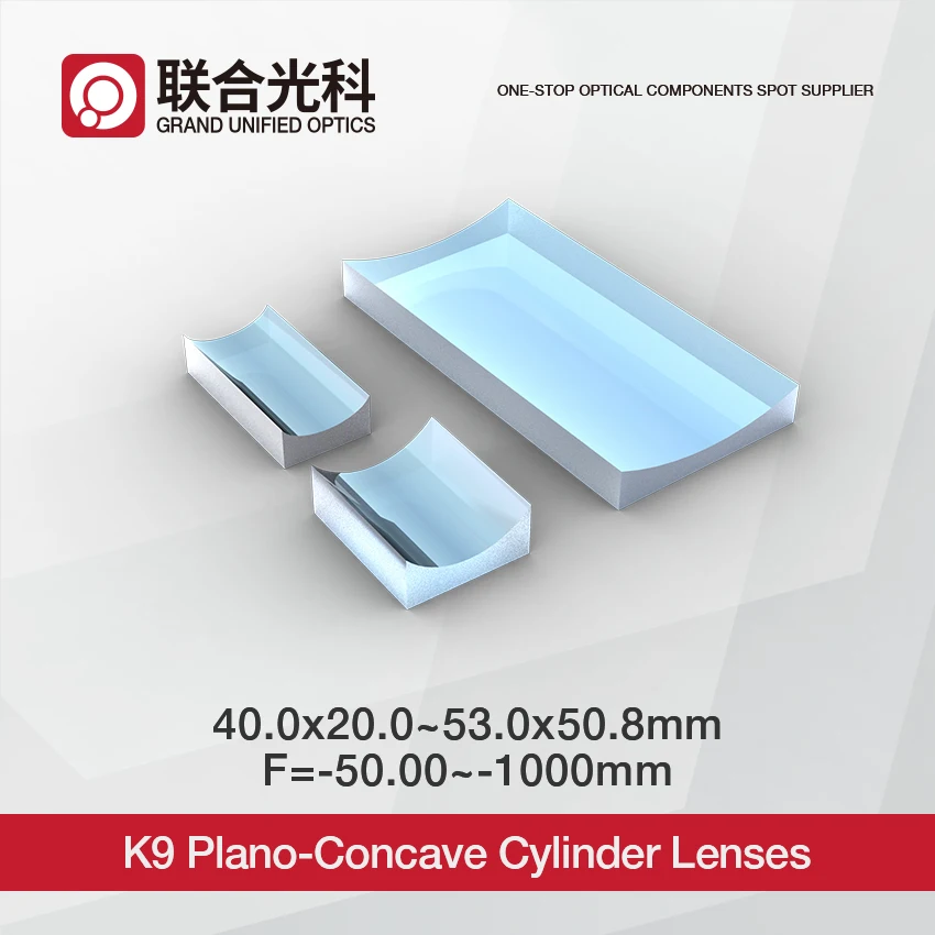 

K9 Optical Near-IR (NIR) Cylindrical Lenses With AR Coating