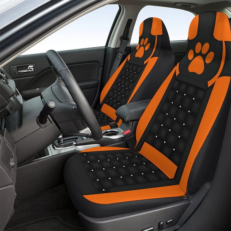 1Pc Universal Car Seat Covers Interior Accessories For Car Front Seat Protection Dust-proof Car Interior Cover Fit For Women