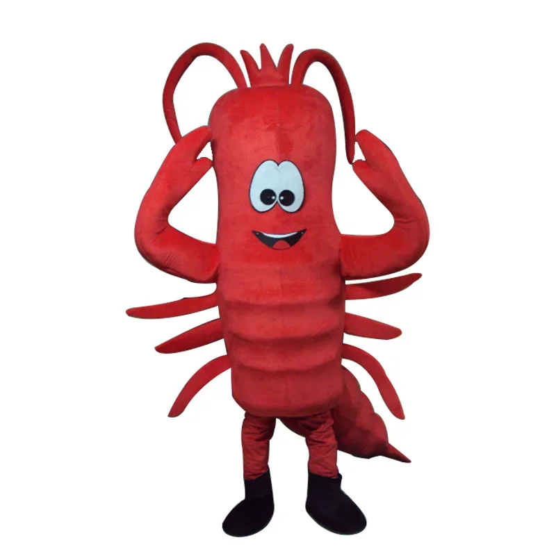 

Red Lobster Mascot Costume Langouste Crayfish Cartoon Advertising Performance Outfit Fancy Dress Adult Size Mascot