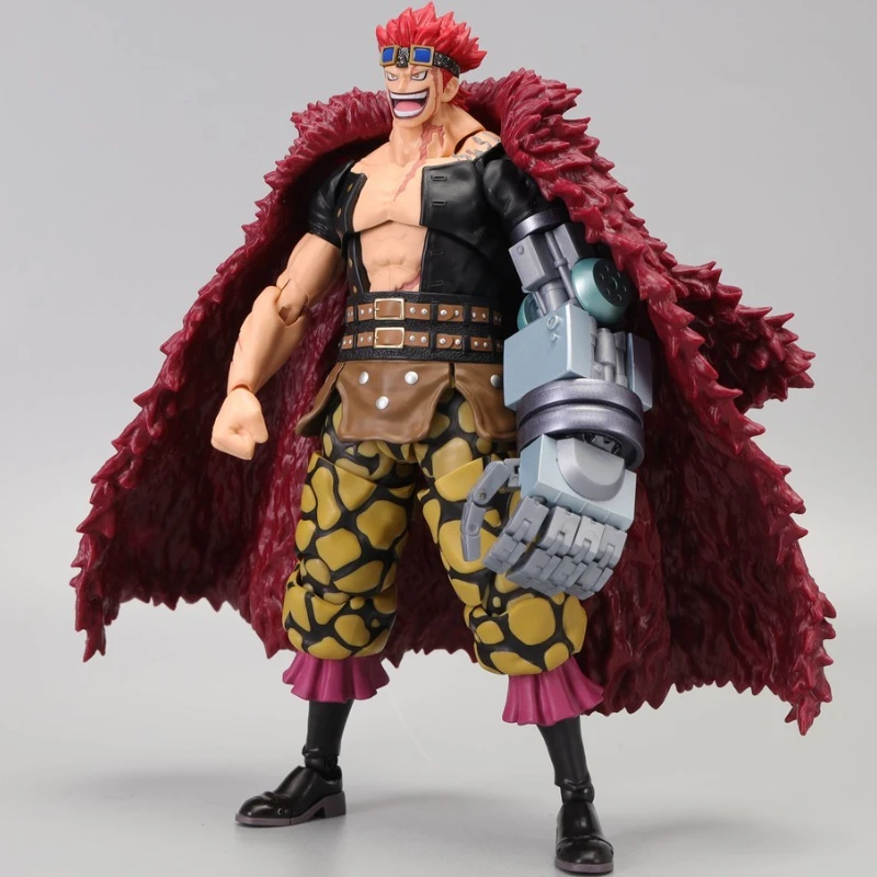 In Stock Original Bandai One Piece SHF Eustass Kid Action Figures Animation Toys Model Genuine Collector Anime Hobby Genuine