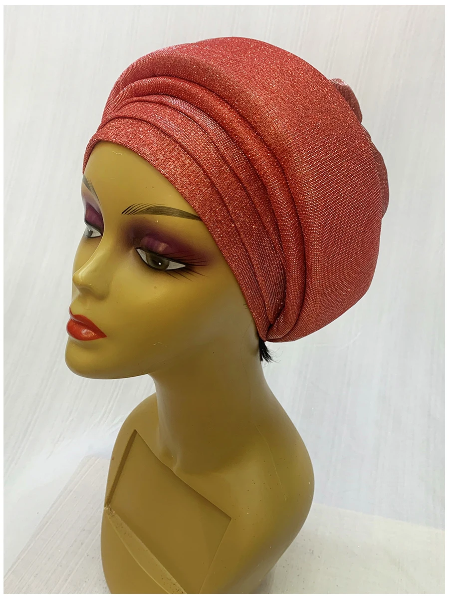 Wholesale Newest Elegant Turban Hats Women Cap Beaded For India Hat Scarfs Head Wrap Headband Girl Hair Accessories Lady Ca-66