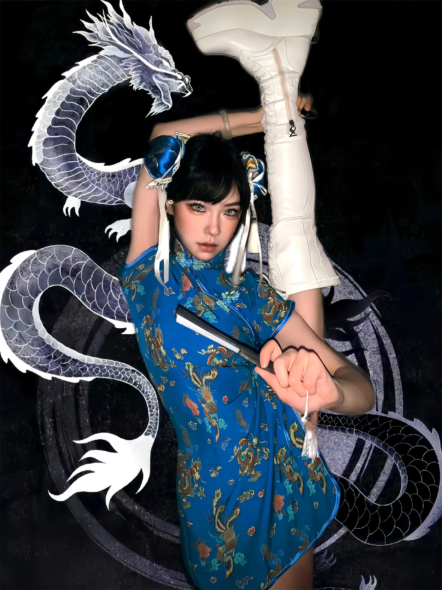 Neuer chinesischer Sle Dr Halloween Cisas Cosplay orm Soft Girl Maid Rock oder Daily Wear
