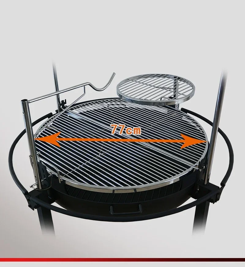 Heavy- multi-purpose barbecue stove picnic garden villa barbecue grill outdoor large multi-person cast iron grill