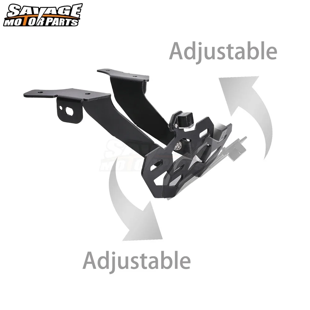 2025 ل CFMOTO 450MT MT450 لوحة ترخيص حامل IBEX 450 800MT-X 20024 قطع الغيار للدرجة النارية مصباح ليد الذيل مرتب الحاجز مزيل