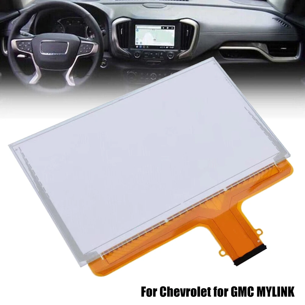For GMC MYLINK Touch Screen Navigation Raido White 1pcs DJ080PA-01A Direct Replacement Practical To Use Brand New
