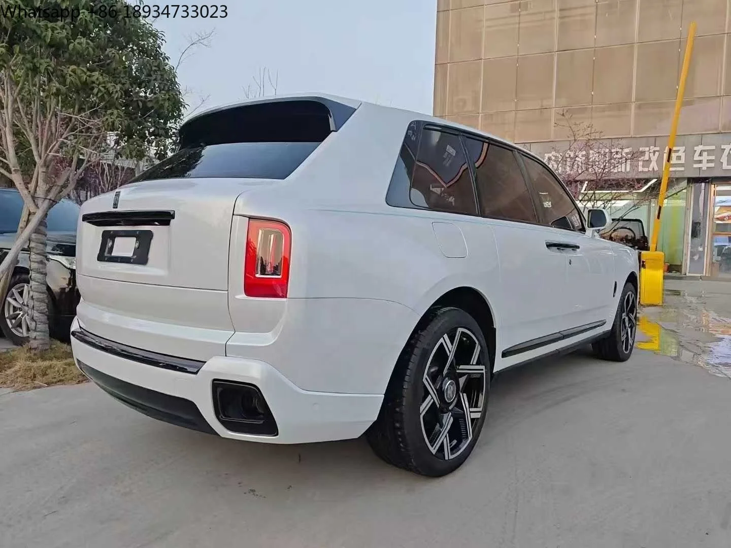 ل رولز رويس كولينان طقم الجسم 2019 ترقية 2025 النسخة القديمة إلى النسخة الجديدة مجموعة مصد التوصيل والتشغيل LED المصابيح الأمامية مصبغة #6