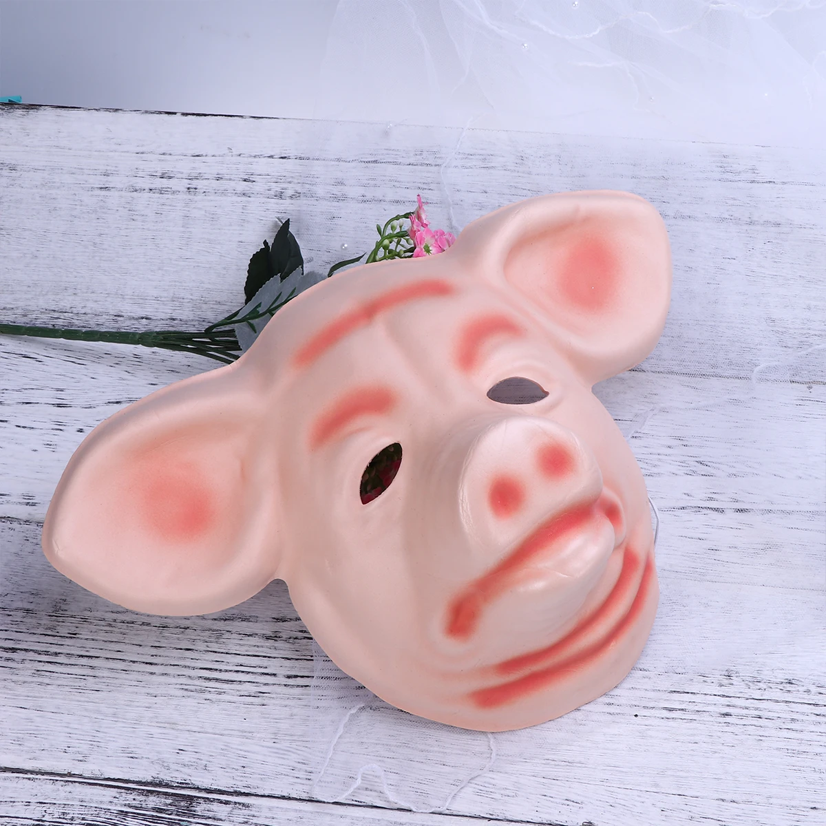 

Animal Mask Masks Masquerade Pig Halloween Funny Decor Headgear The Decorations Make up