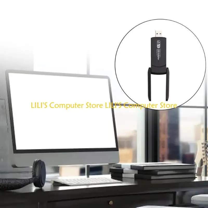 

A52B 1300 Мбит / с беспроводной USB -адаптер Wi -Fi, USB Wi -Fi Dongle PC Adapter Adapter