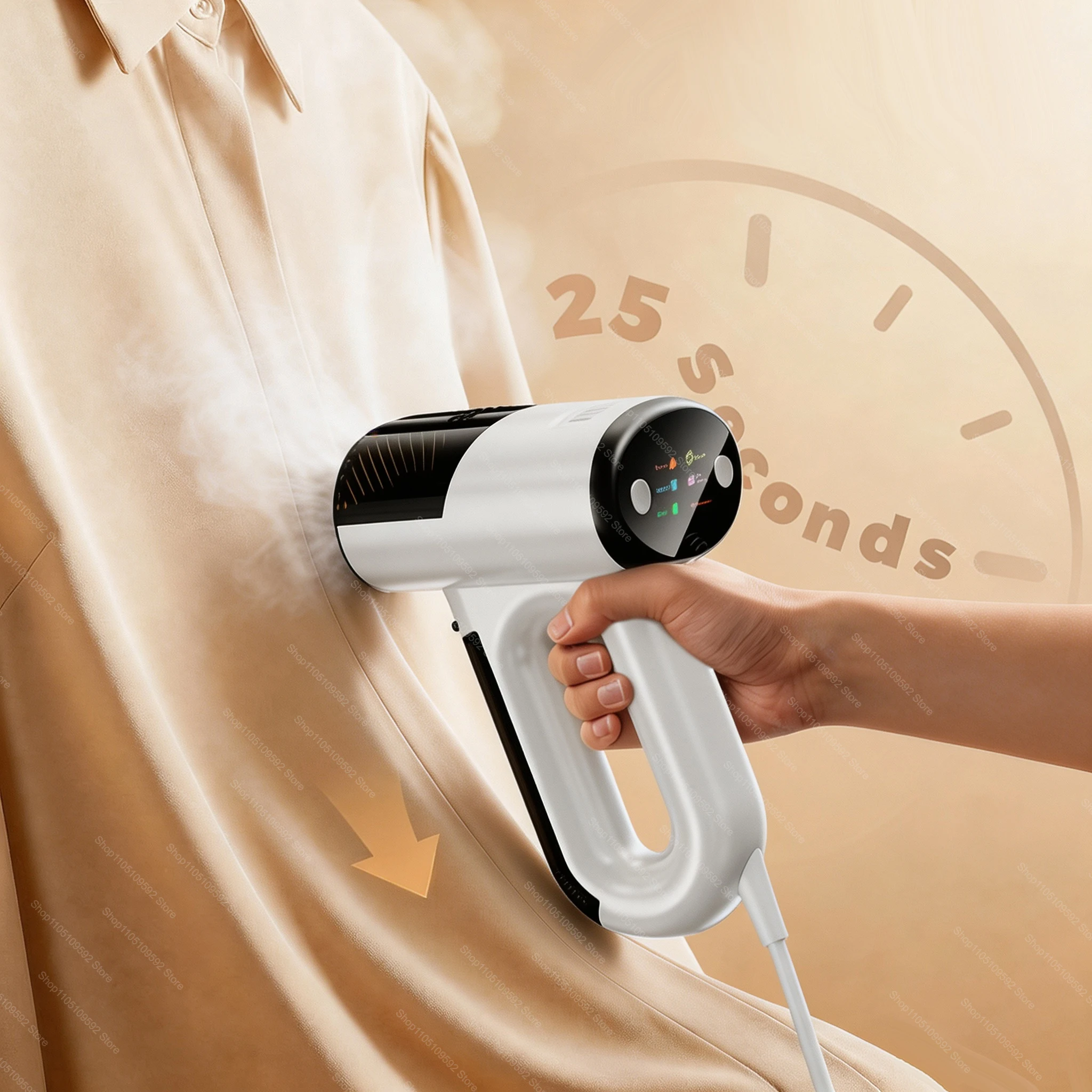NEW Powerful Adsorption Vacuum Steamer 2 in 1 Steam Ironing Dry Ironing Handheld Garment Steamer Smooth Out Stubborn Wrinkles image 5