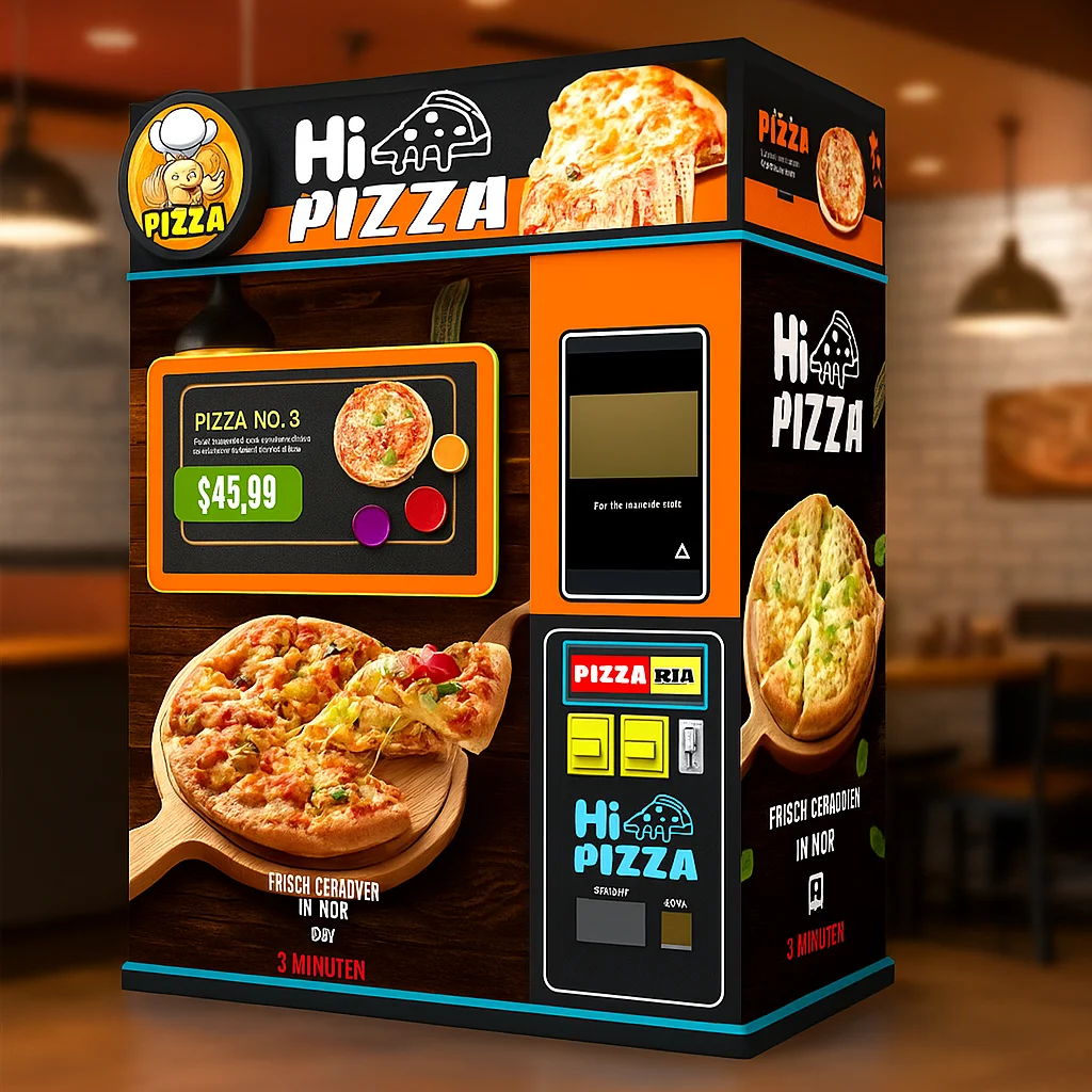 Commercial Dog Pizza Vending Machine Customized Dimension Pizza Maker Automatic Pizza Vending Making Machine Price for Poland