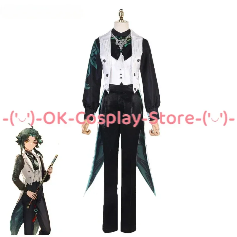 Game Genshin Impact Symphony Concert Xiao Cosplay Costume Party Suit Tailing Clothing Halloween Carnival Uniforms Custom Made