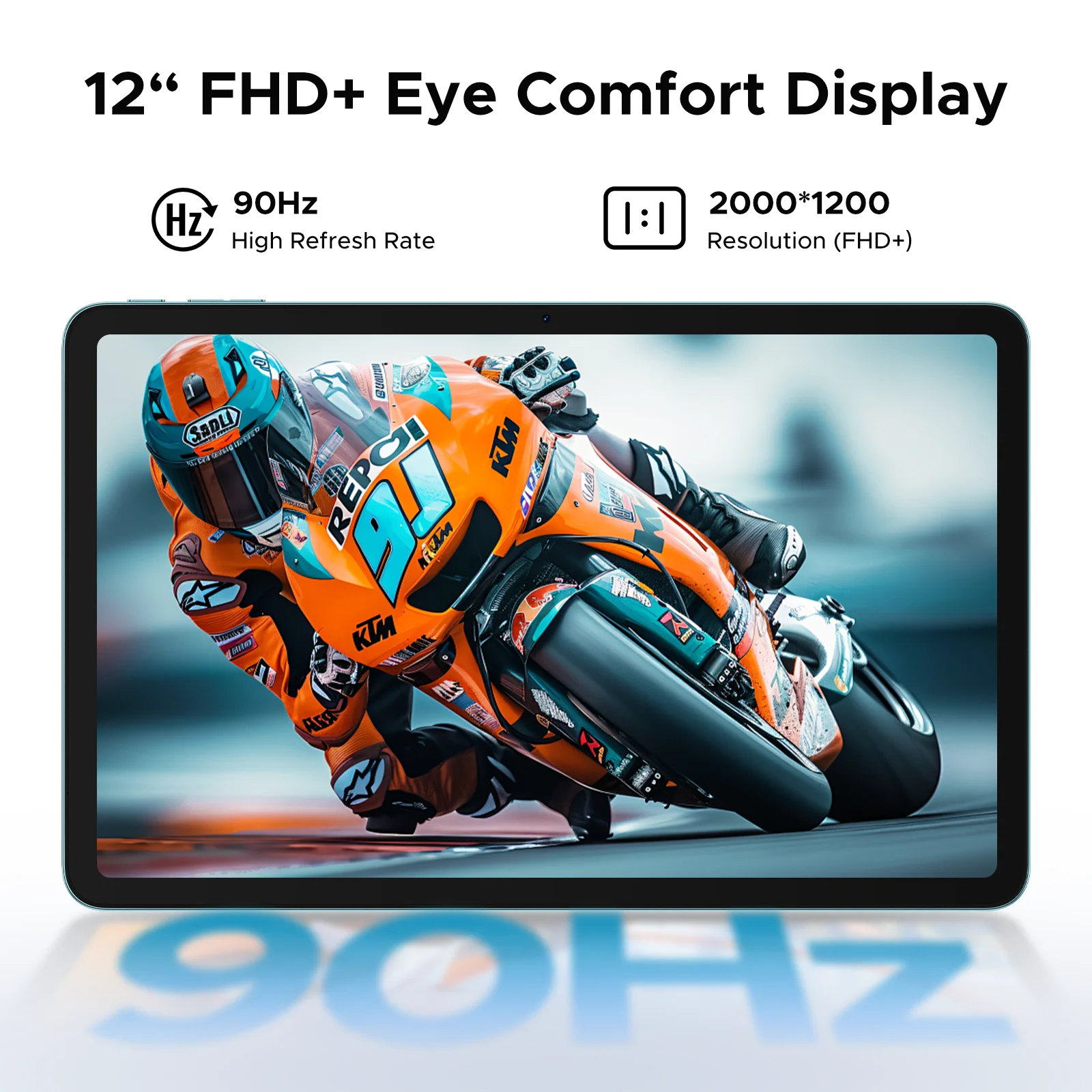 Picture 5: DOOGEE T36 Smart Tablet Android 15 12'' Screen 32GB RAM (8GB+24GB) 256GB ROM 8800mAh Battery Unisoc T620 Octa Core Widevine L1
